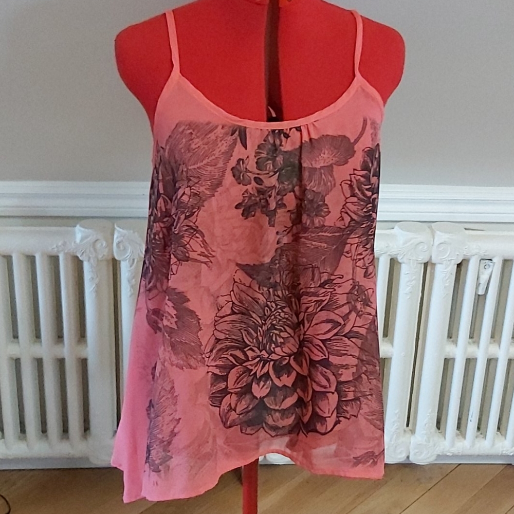 3 for $30 Botanical print tank tunic